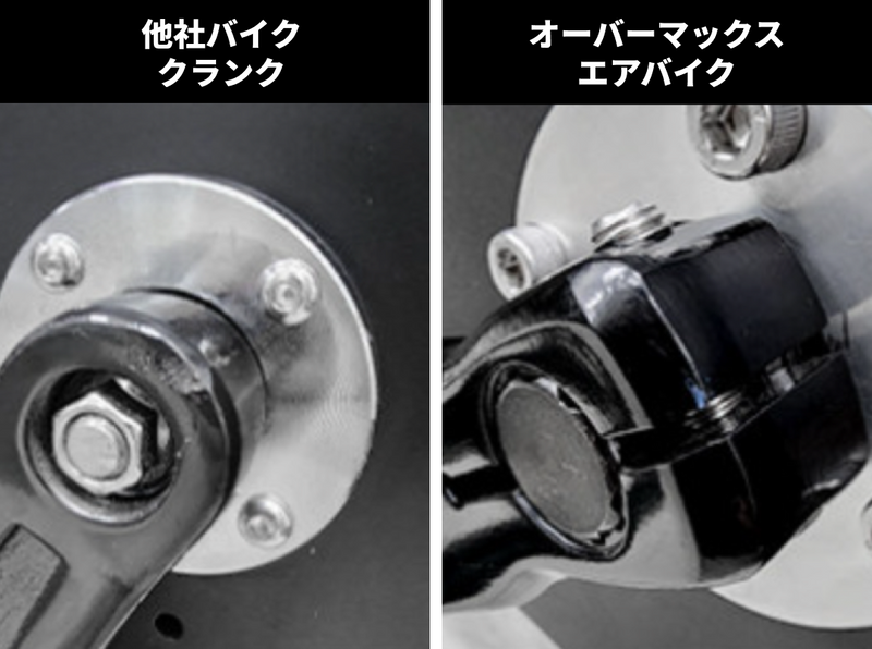 1.5倍の厚みのクランク